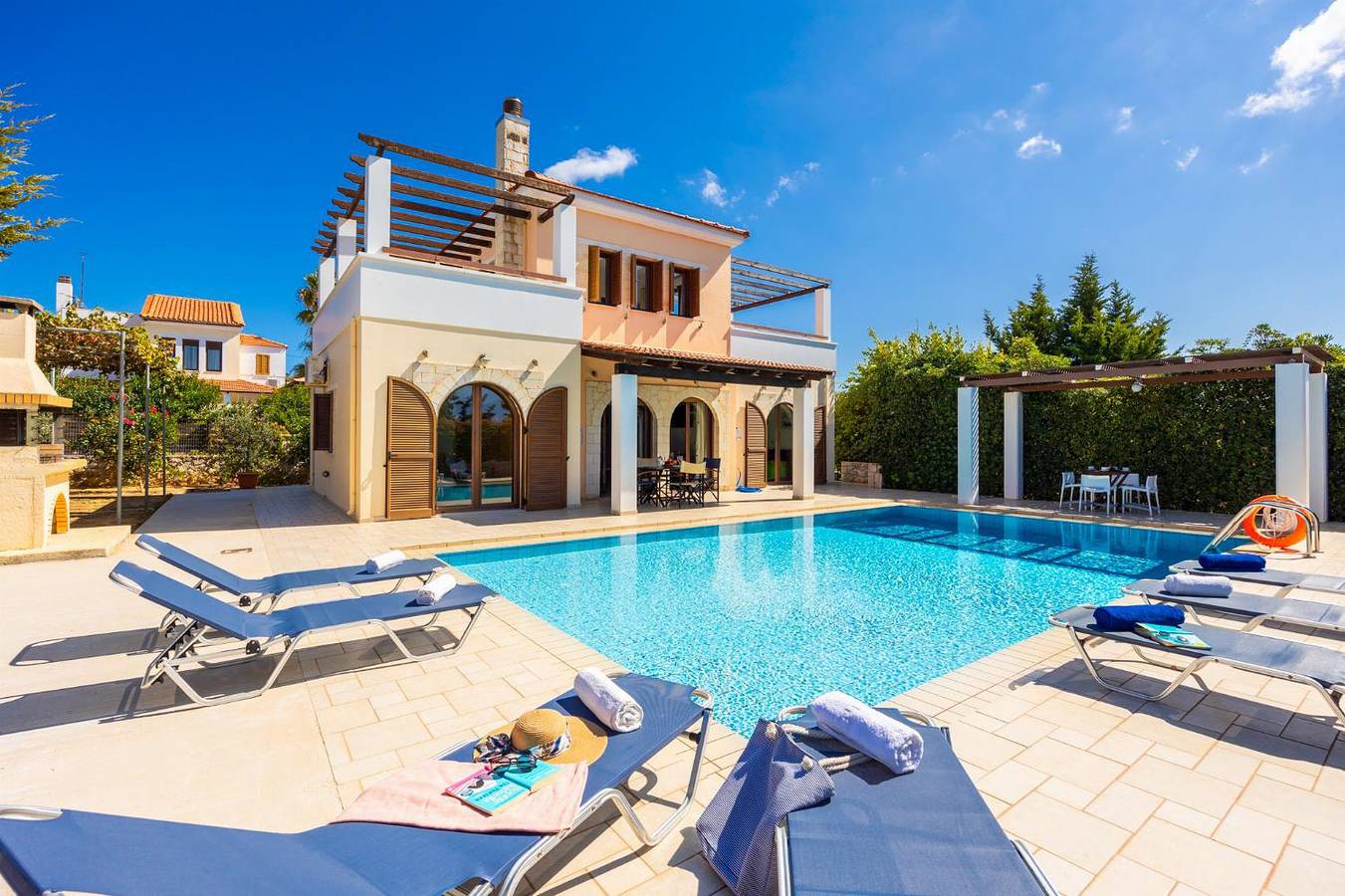 Villa für 7 Personen mit Terrasse in Kefalas, Vamos