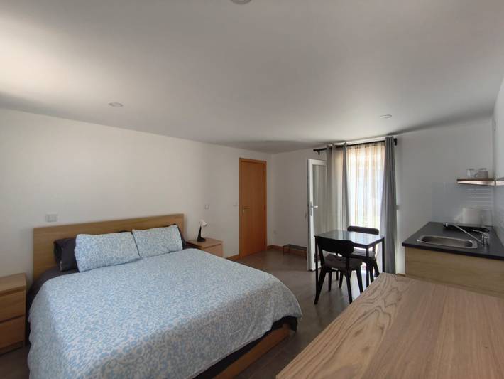 Apartamento estúdio para 2 pessoas, com jardim em Apúlia