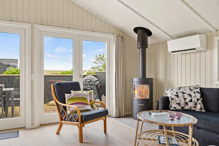 Ferienhaus mit Meerblick für 5 Personen, mit Terrasse und Balkon/Terrasse in Blavand - 4
