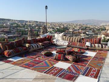 Chambre d’hôte pour 4 personnes, avec vue et jardin, animaux acceptés dans Göreme