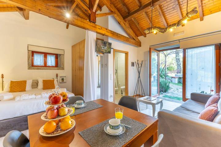 Location de vacances pour 4 personnes, avec Vue sur l’océan et Jardin dans Vilar de Mouros