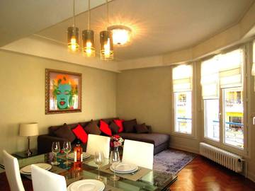 Gîte pour 4 personnes, avec vue et balcon dans Office De Tourisme Et Des Congres De Nice