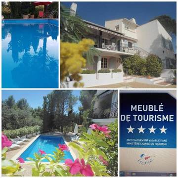 Gîte pour 3 personnes, avec terrasse ainsi que piscine et vue, animaux acceptés à Espira-de-l'Agly
