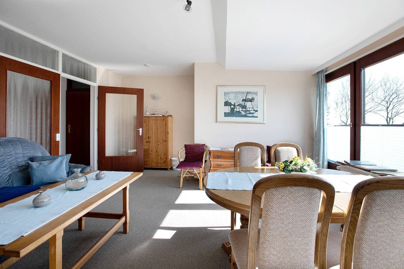 Ganze Wohnung, Ferienwohnung 'Hoern 2' mit privatem Garten, Balkon und Wlan in Nordstrand (Gemeinde), Nordseeküste