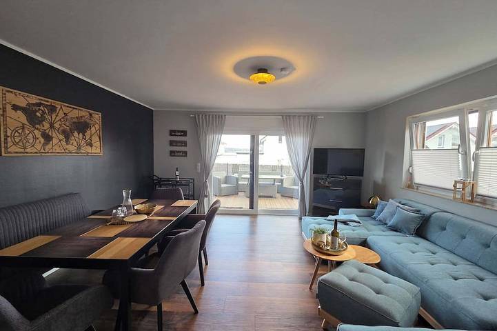 Ferienhaus für 6 Personen, mit Garten und Balkon sowie Sauna in Saale-Unstrut