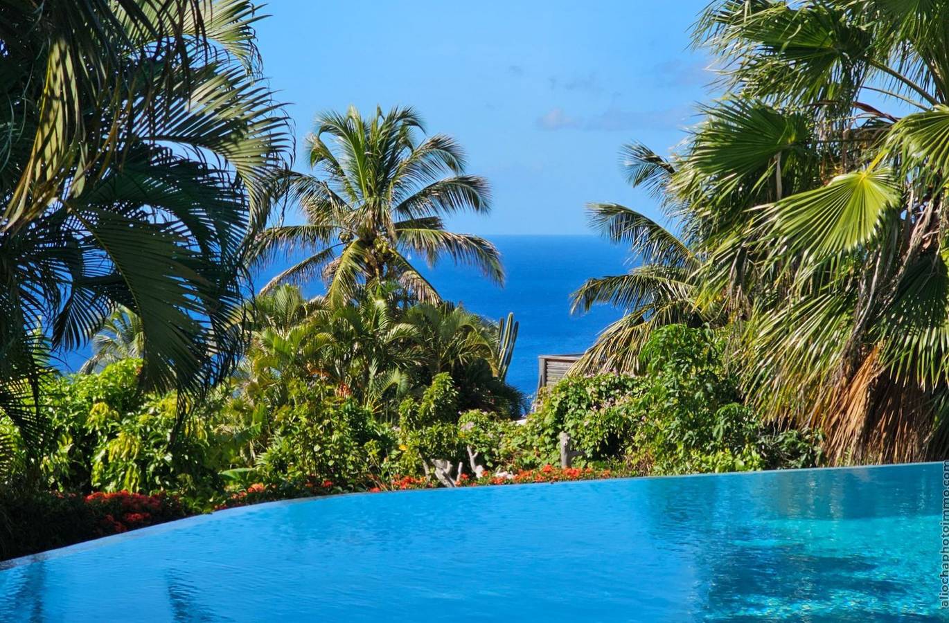 Villa Welcome, piscine, vue mer, jardin in Case-Pilote, Martinique