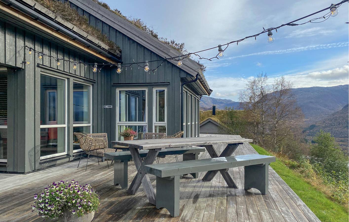 Ferienhaus für 6 Personen mit Terrasse in Eid