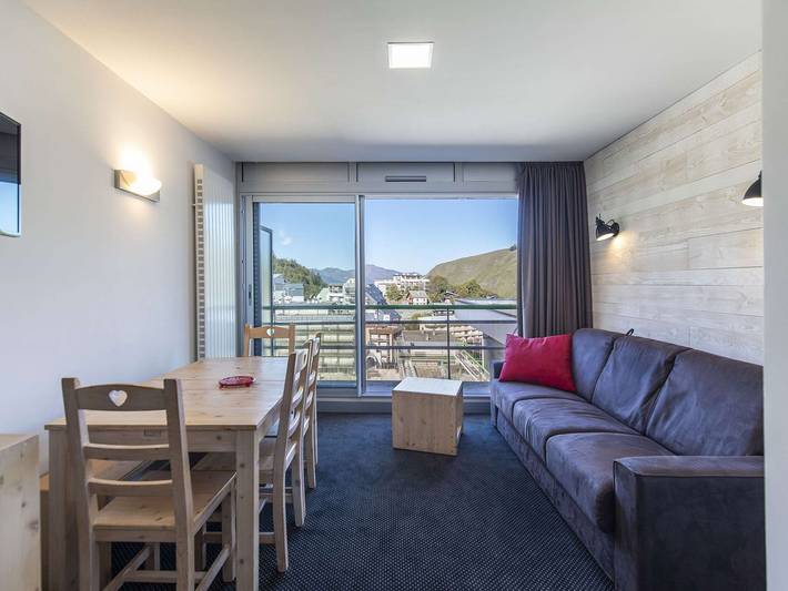 Studio pour 6 personnes, avec Balcon