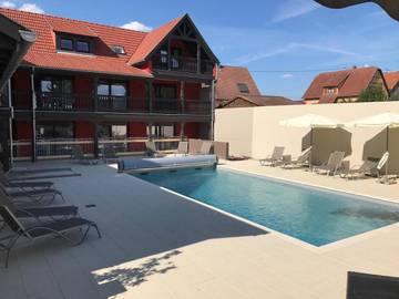 Hôtel pour 2 personnes, avec jacuzzi ainsi que terrasse et sauna à Valff