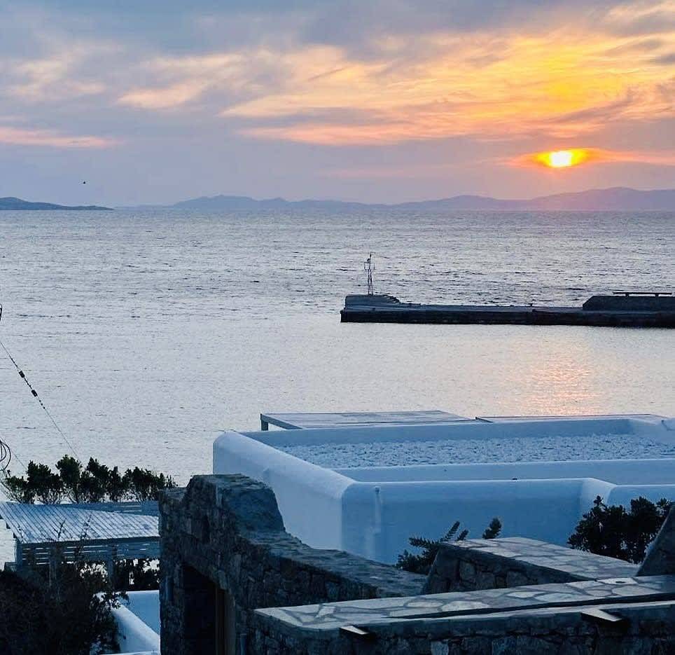Ganze Wohnung, Mykonos Violet Nest - Sea View Escape in Tourlos (Mykonos), Mykonos