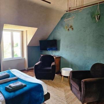 Cottage pour 2 personnes, avec jardin à Glomel