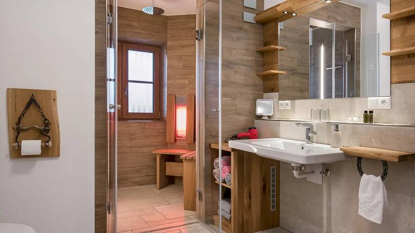 Ferienwohnung für 2 Personen, mit Sauna und Garten sowie Terrasse in Petting - 3