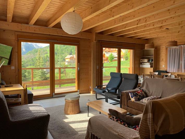 Chalet pour 10 personnes, avec Balcon et Terrasse