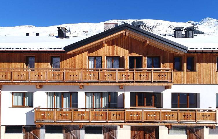 Chalet pour 10 personnes, avec balcon dans Les Menuires - 3