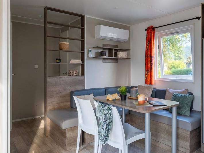 Camping Les Alizés - Mobilheim 8 personen - Premium Exotic 32m² in Lannion, Ceinture Dorée