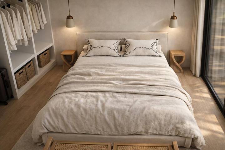 Location de vacances pour 8 personnes, avec vue ainsi que terrasse et piscine dans Plage d'Abartello - 4