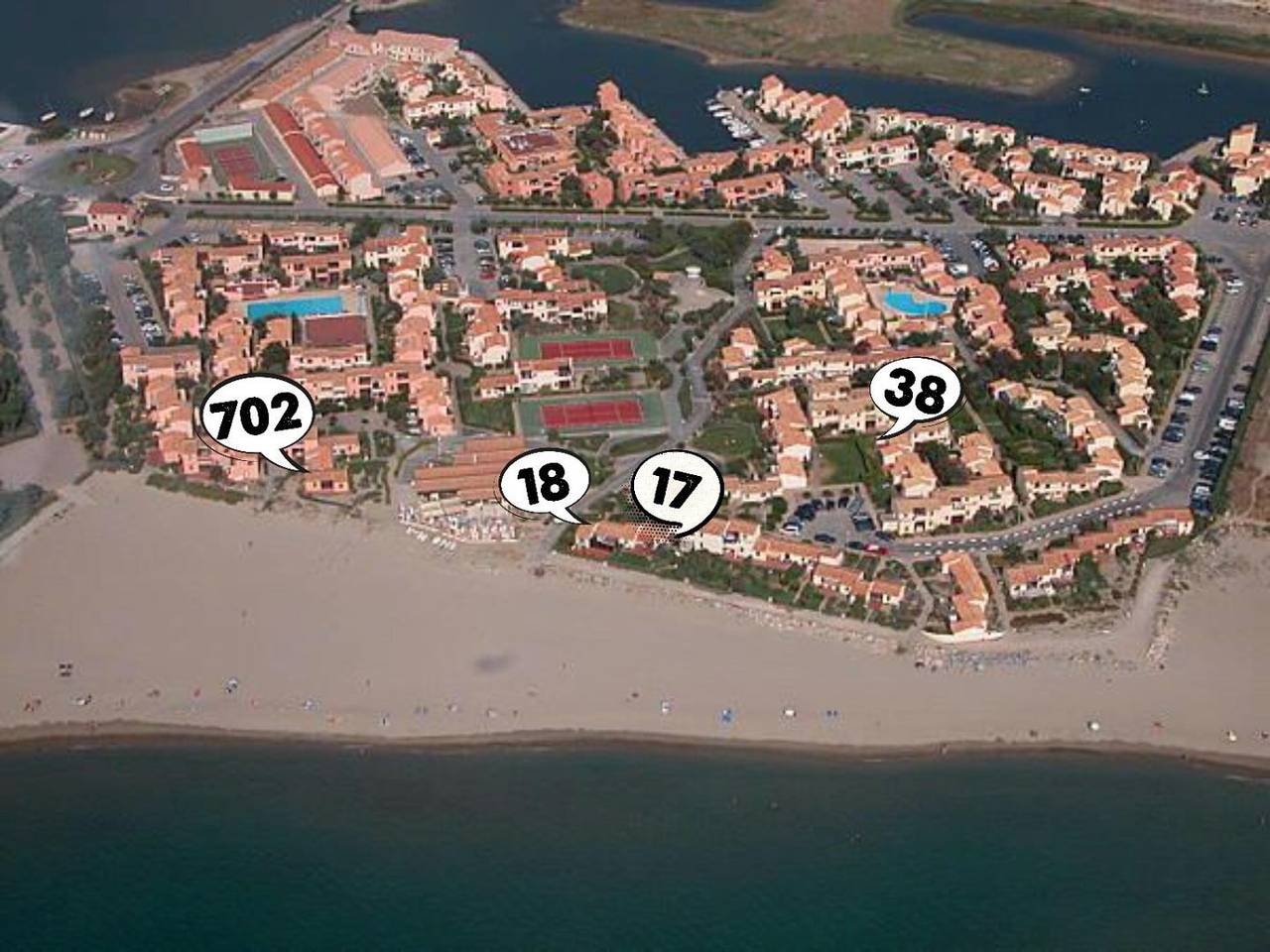 Leucate naturiste, Nr. 38 in Port Leucate, Leucate