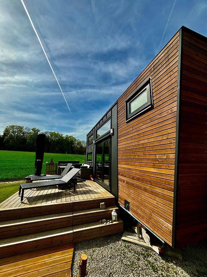 Tiny House mit Saunafass in Bezirk Grieskirchen