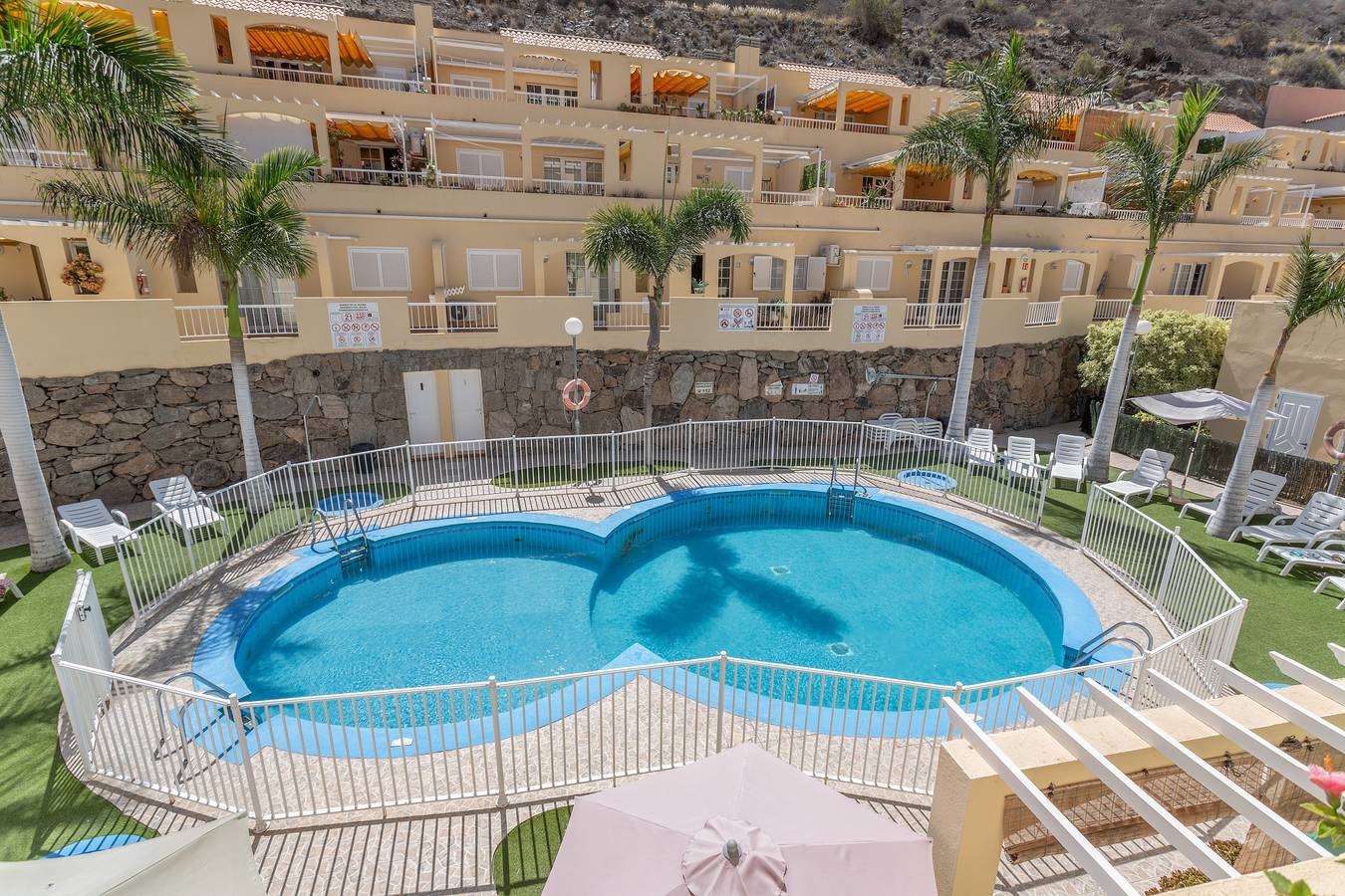 Apartamento entero, Vacaciones 'Los Mangueros Beach 6 - Mogán' con vistas a la montaña, Wi-Fi y aire acondicionado in Puerto de Mogan, Lomo Quiebre