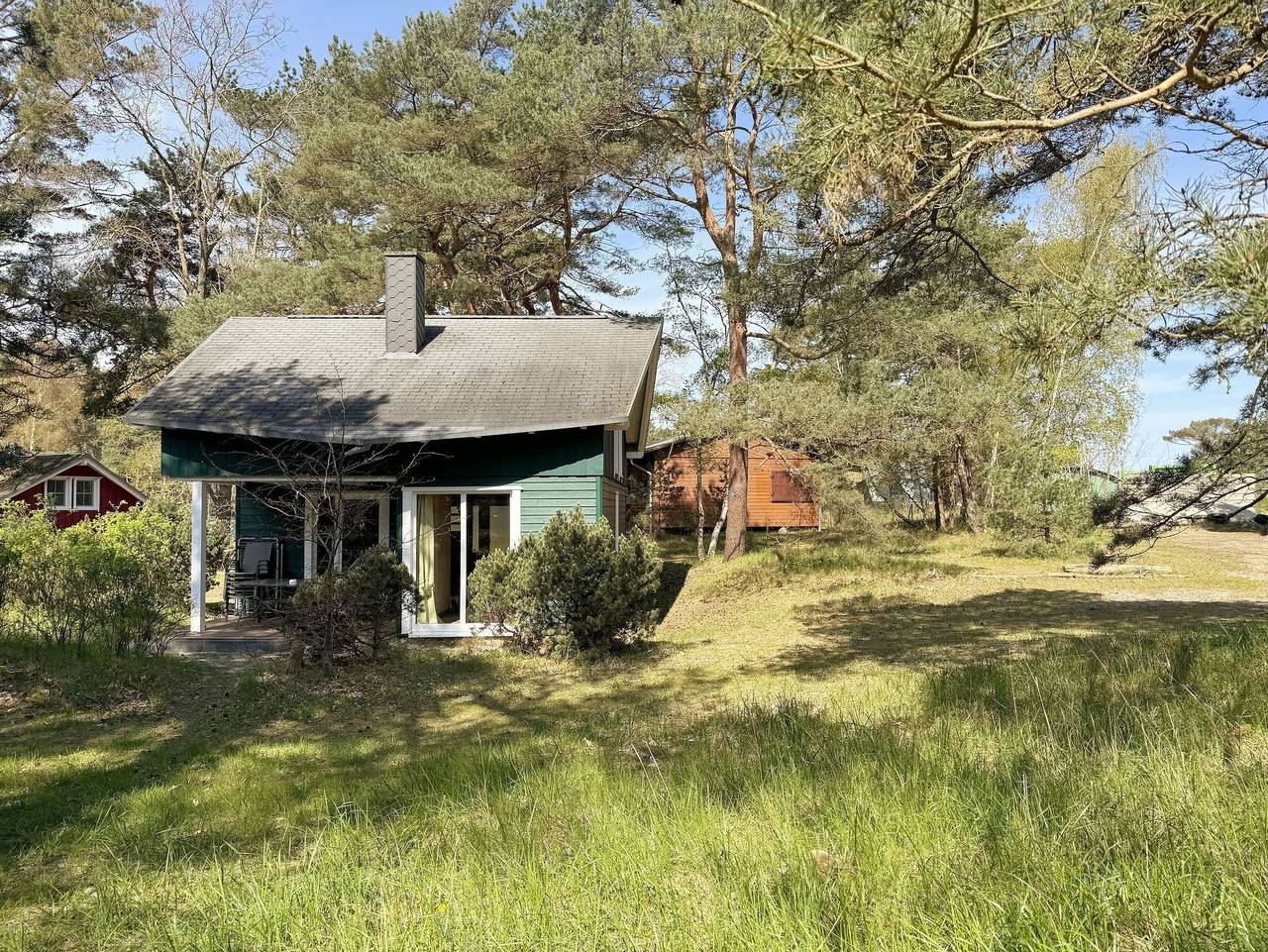 W: Strandhaus Dünenweg 17b mit Terrasse/Kamin in Baabe, Rügen