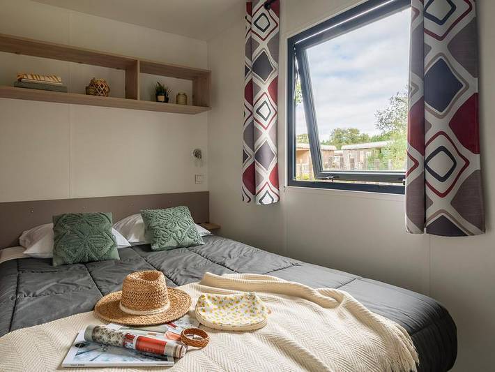 Camping Les Alizés - Mobilheim 8 personen - Presta + 40m² - 4 Schlafzimmer 2 Badezimmer Tv + Klimaanlage in Lannion, Ceinture Dorée