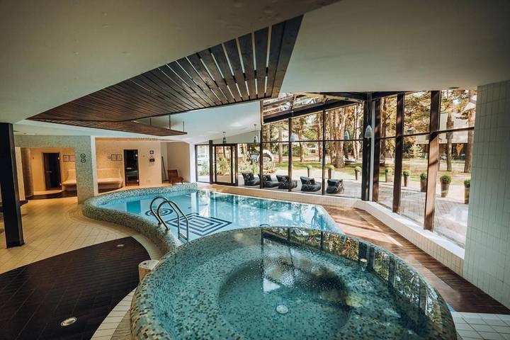 Hotel für 3 Personen, mit Pool und Sauna sowie Whirlpool und Terrasse, mit Haustier in Litauen