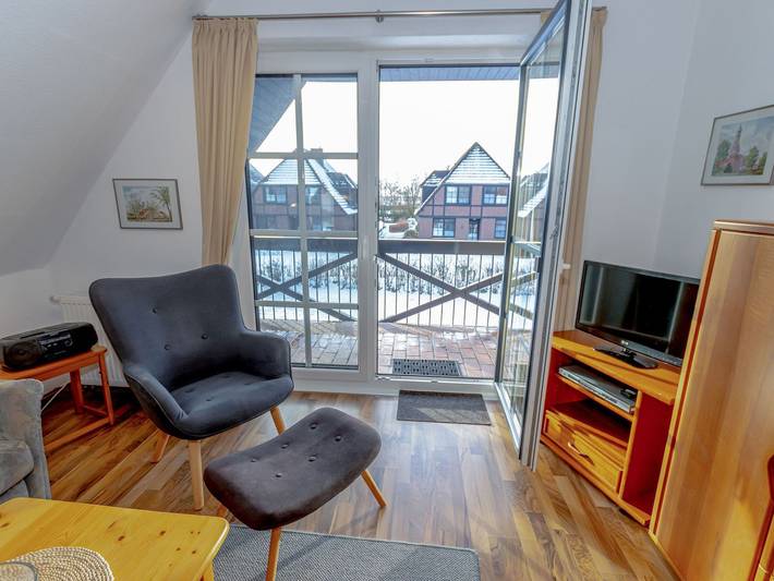 Ferienwohnung für 2 Personen, mit Balkon, mit Haustier in Werdum