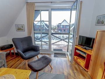 Ferienwohnung für 2 Personen, mit Balkon, mit Haustier in Werdum