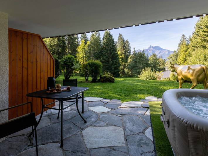 Ferienwohnung für 5 Personen, mit Balkon und Garten sowie Whirlpool - 1