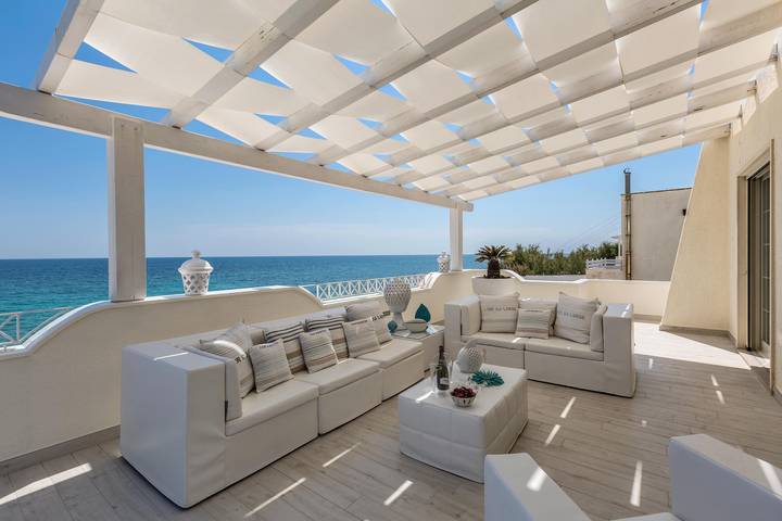 Villa pour 7 personnes avec balcon/terrasse in Campomarino (Pouilles), Golfe de Tarente