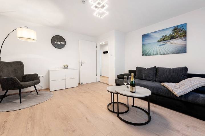 Geheel appartement, Fewo Kleine Auszeit – Comfortabel appartement in Stockach voor 4 personen in Stockach, Schwäbische Alb Radweg Region