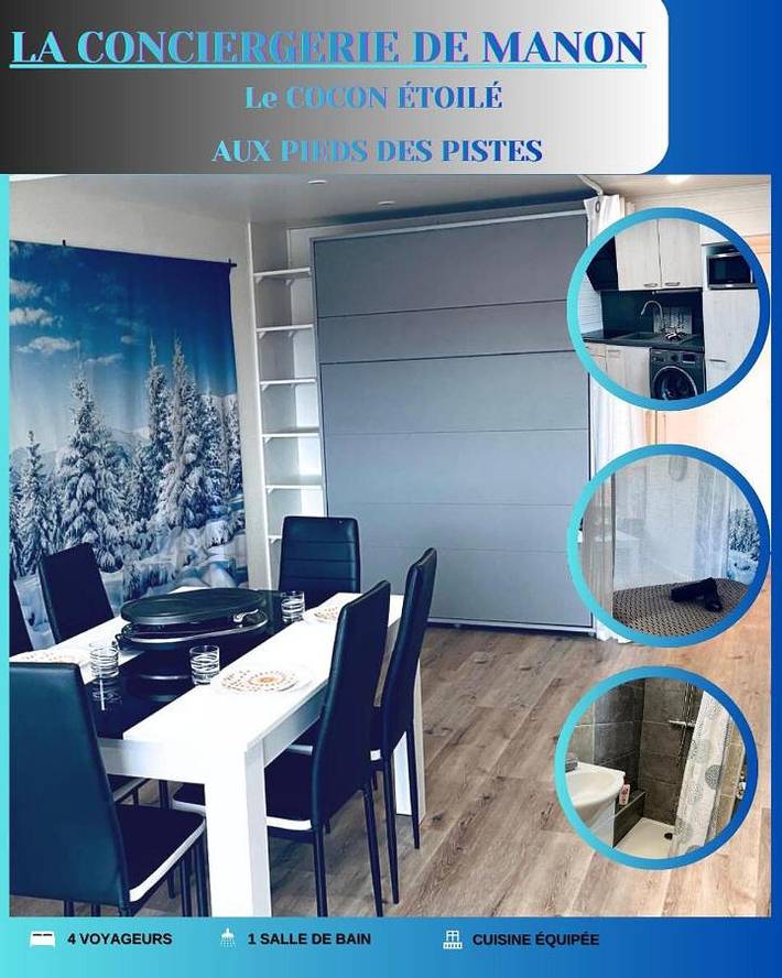 Gîte pour 4 personnes, avec balcon dans Office De Tourisme Des Hopitaux Neufs