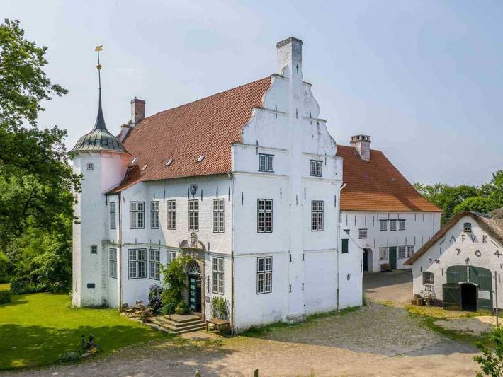 Ferienwohnung für 4 Personen, mit Terrasse und Garten sowie Sauna, mit Haustier in Oldenswort