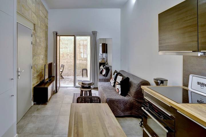 Apartamento de vacaciones para 2 personas, con terraza en Burdeos