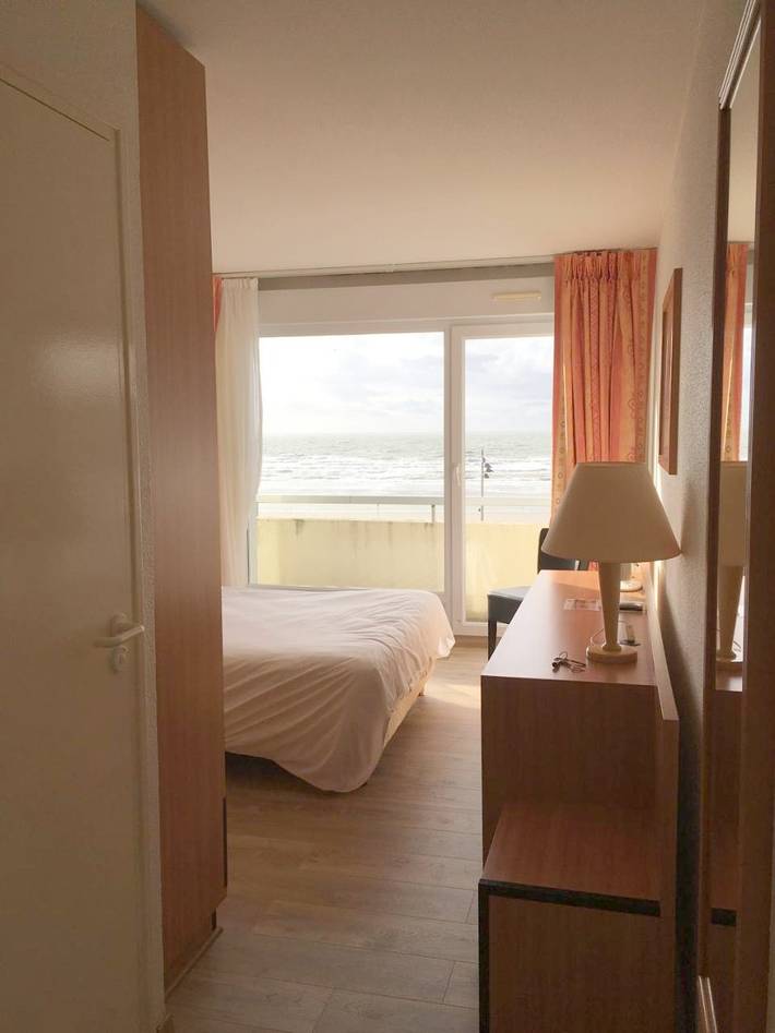 Double or Twin Room with Courtyard View in Fort-Mahon-Plage, Région d'Abbeville