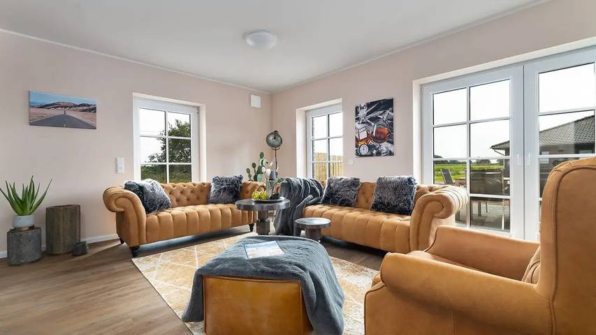Ferienhaus für 8 Personen, mit Garten und Sauna, mit Haustier