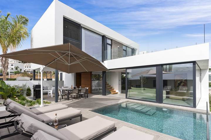 Finca für 8 Personen, mit Ausblick und Garten sowie Pool in Estepona - 2