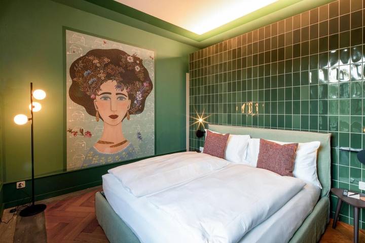 Hôtel pour 2 personnes, avec terrasse ainsi que vue et jardin, animaux acceptés