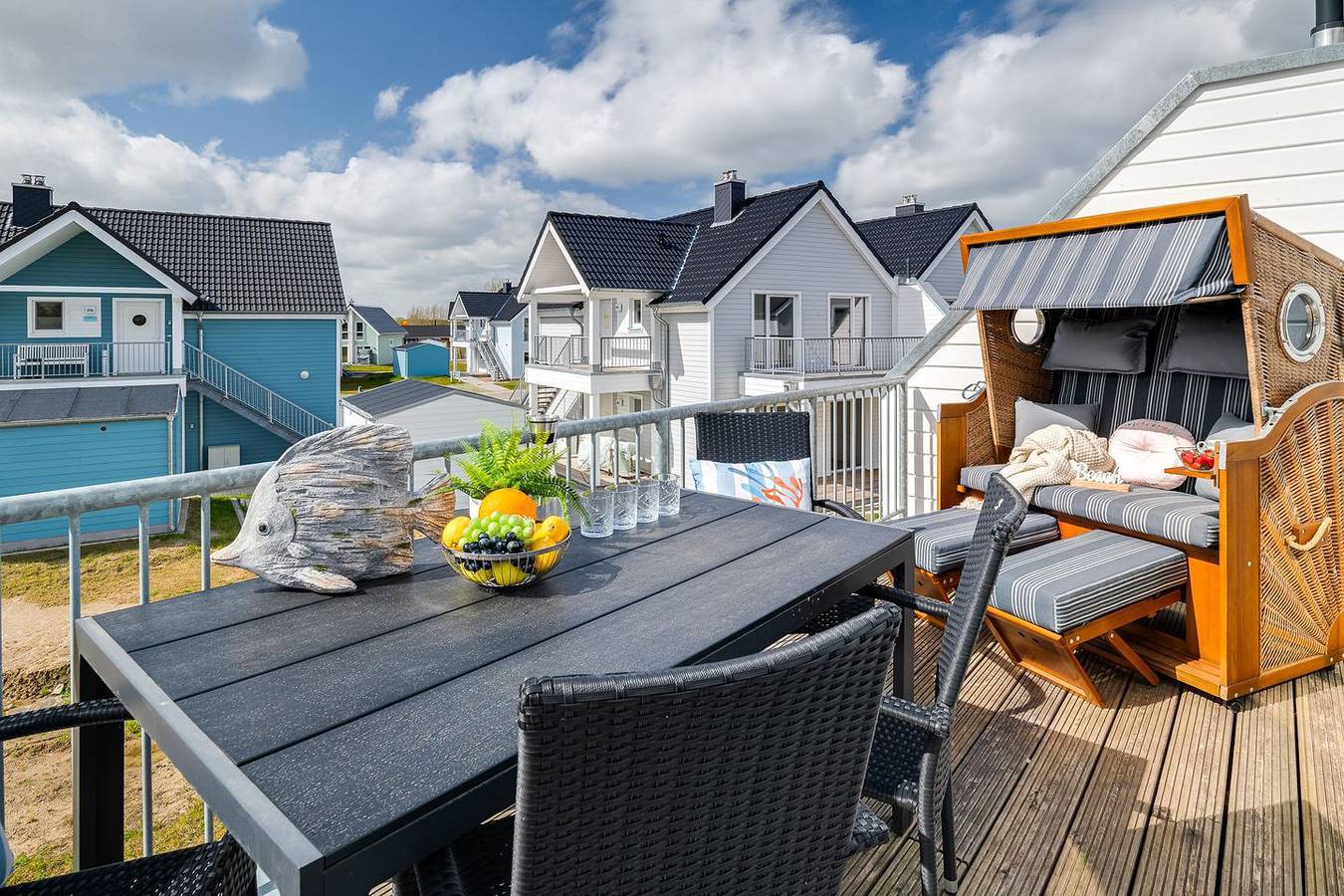 Appartamento intero, Sunset Suite - Sauna, Kamin, Dusche, 2 Balkone, Strandkorb, 3 Tvs, 2 Stellplätze in Olpenitz, Kappeln Schleswig-Holstein