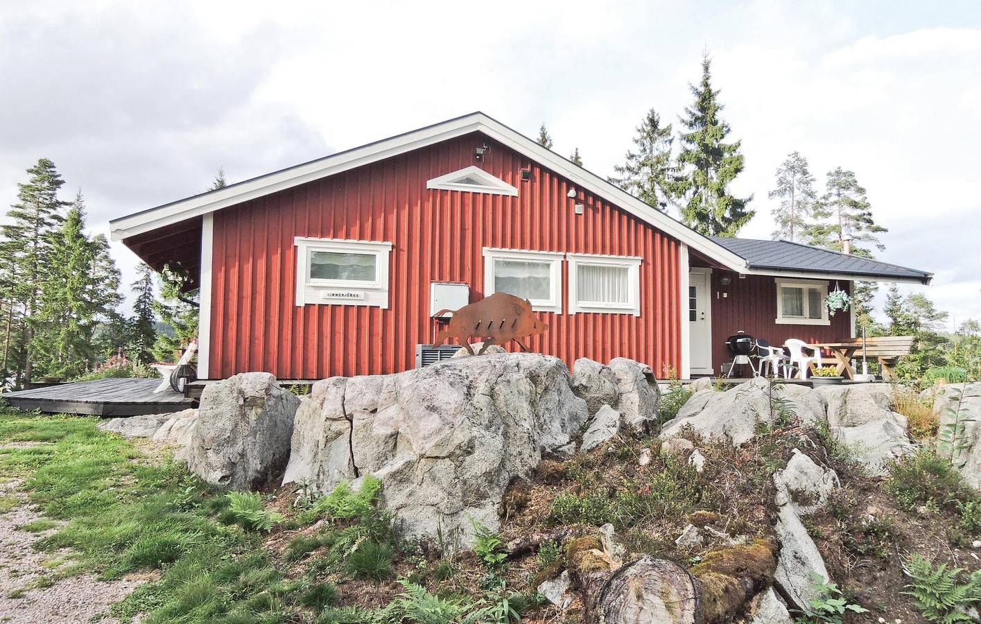 Ferienhaus für 10 Personen mit Terrasse in Kronoberg