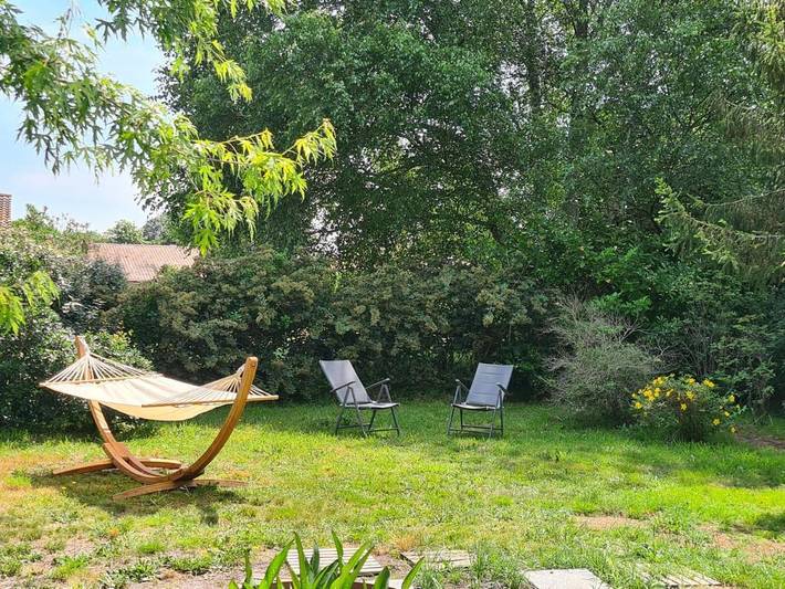 Chambre d’hôte pour 2 personnes, avec Terrasse et Vue à Parentis-en-Born