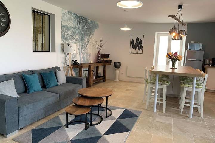 Maison de vacances pour 6 personnes, avec Jardin