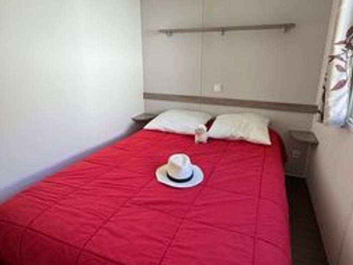 Camping Sites et Paysages - Pyrénévasion  - Mobilheim 5 personen - Troumouse 2 Schlafzimmer Tv Lv Halbüberdachte Terrasse in Sazos, Nationalpark Pyrenäen