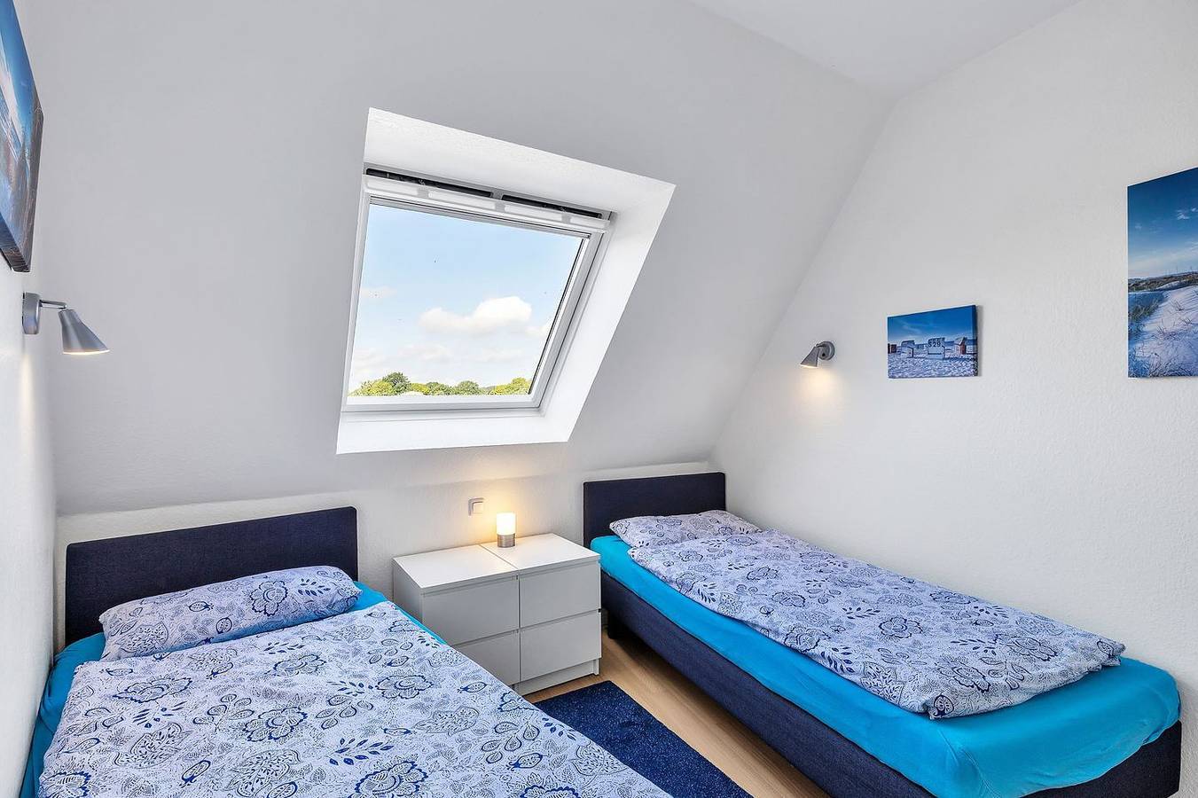 Ganze Wohnung, Linda - Balkon mit Meerblick, eigener Strandkorb am Strand, Schwimmbad, Sauna in Kronsgaard, Schleswig-Flensburg