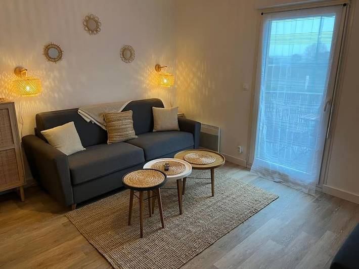 Gîte pour 4 personnes, avec Balcon à Ludon-Médoc