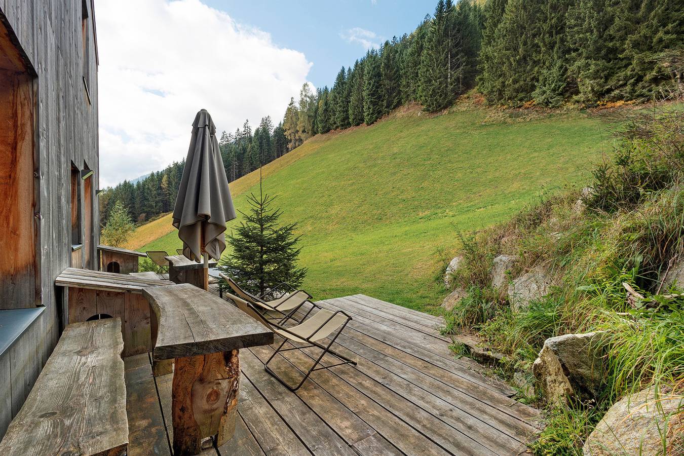 Ganze Wohnung, Chalet 'Blasla Olben 3-4P 2' mit Bergblick, Gemeinschaftsterrasse und Wlan in Villgratner Berge, Gsies