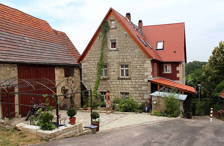 Ferienwohnung für 4 Personen, mit Garten in Creglingen