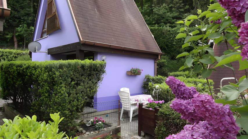 Chalet pour 4 personnes, avec jardin dans le Haut-Rhin