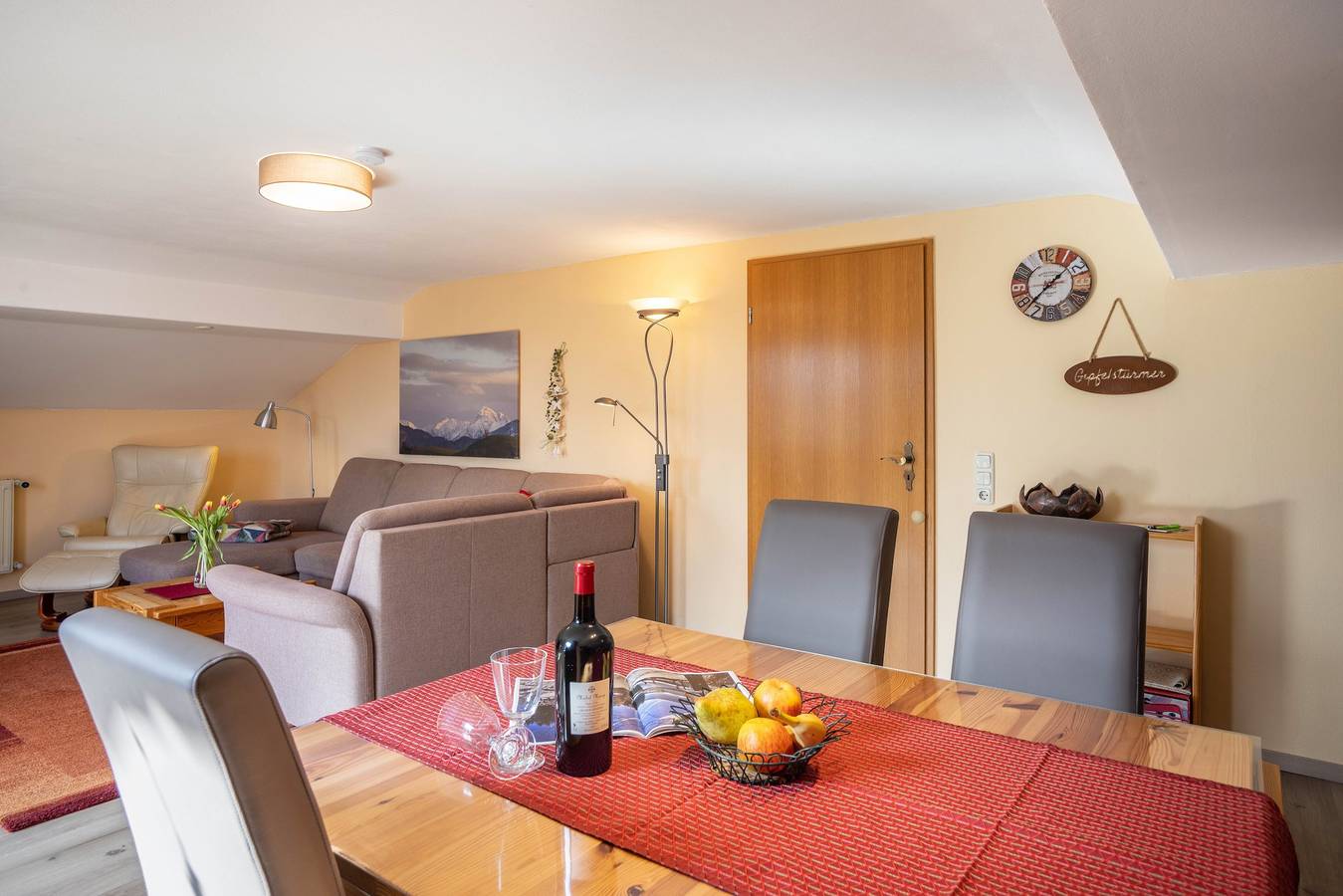 Appartement 'Bamberger Gipfelblick' met Uitzicht op de Bergen, Balkon en Wifi, foto 8
