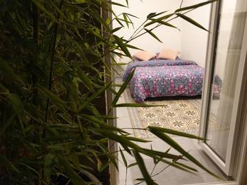 Gîte pour 2 personnes, avec terrasse ainsi que jardin et vue à Sevran